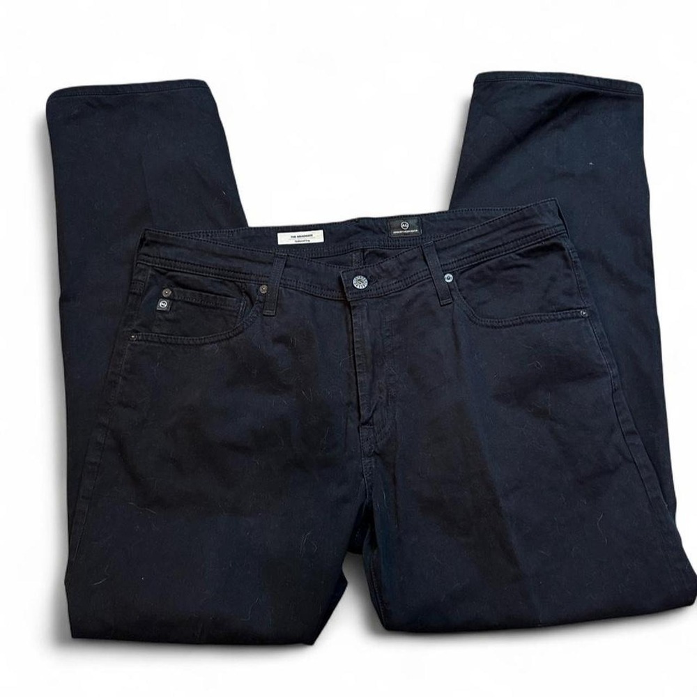 AG Adriano Goldschmied The Graduate Pants fits 36x30 Black Tailored Leg Chino